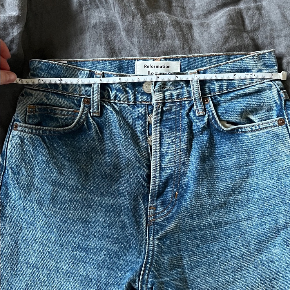 Reformation Cynthia Blue Jeans - Picture 5 of 5